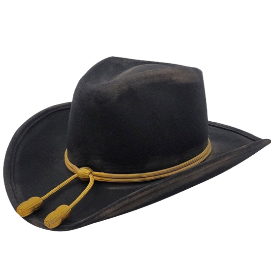 Stetson Men's John Wayne Fort Crushable Black Wool Hat SWFRTC-823407