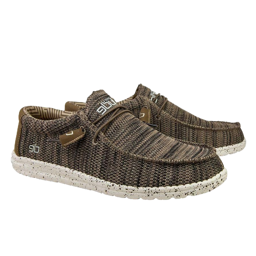 Load image into Gallery viewer, Hey Dude Men&amp;#39;s Wally Sox Brown Shoes 110351500
