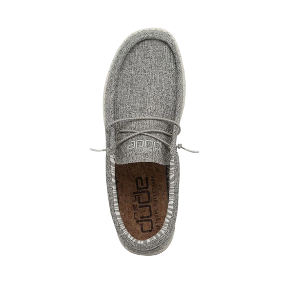 Hey Dude® Men's Wally Eco Linen Iron Grey Slip On Shoes 112473915