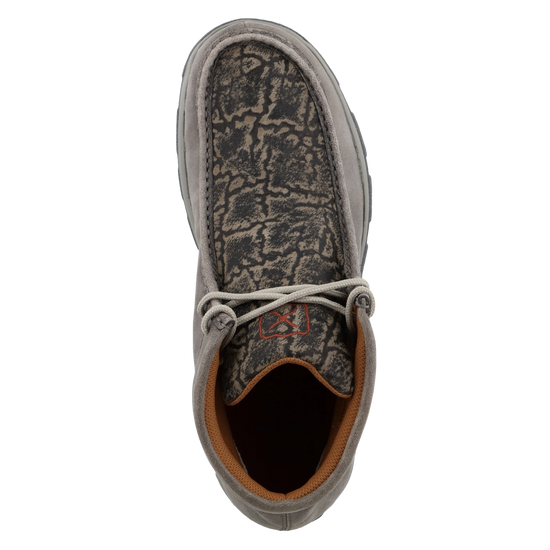 Twisted X® Men's Chukka Elephant Print Grey Slip On Shoes MXC0017