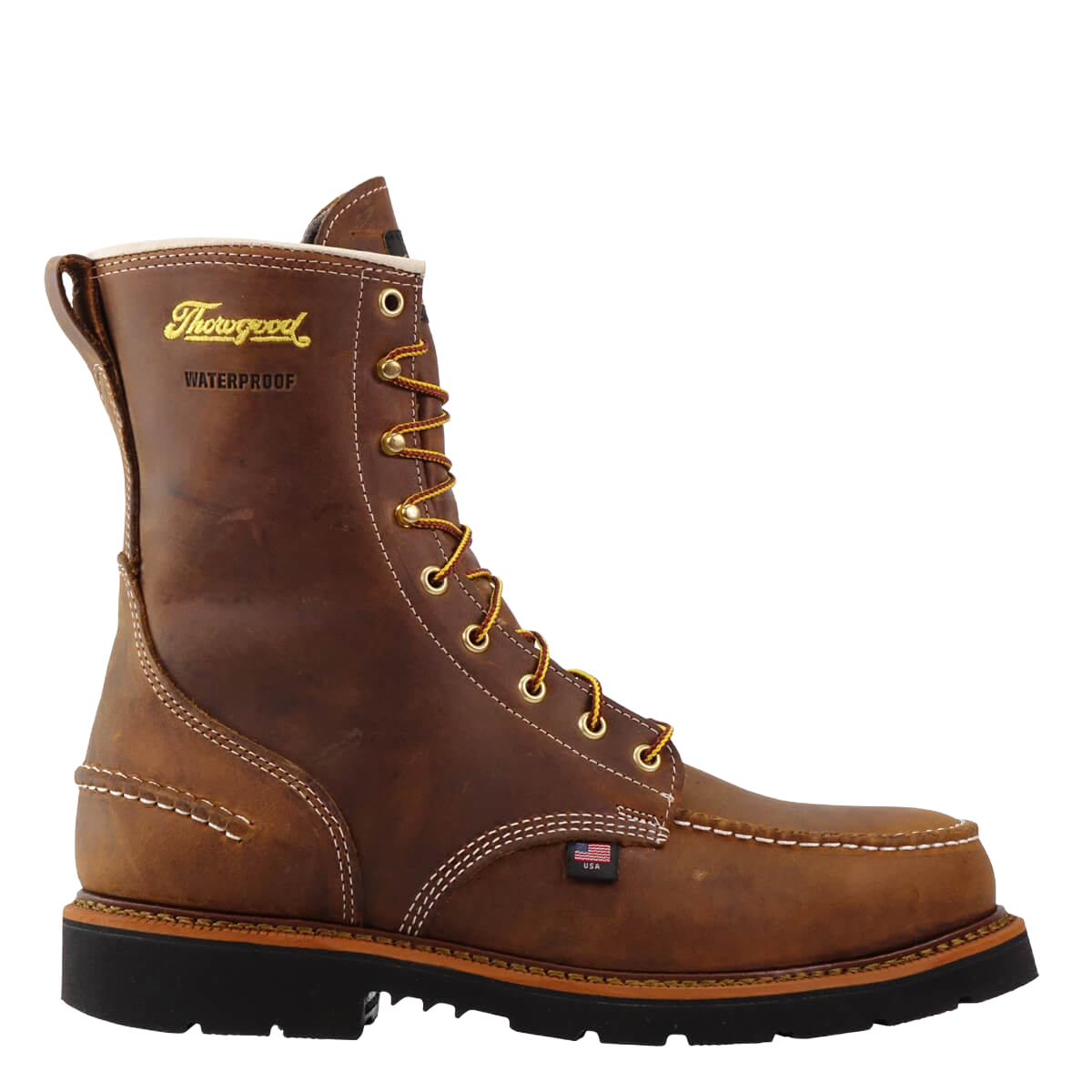 Thorogood® Men's Waterproof 8" Crazyhorse Safety Toe Boots 804-3898