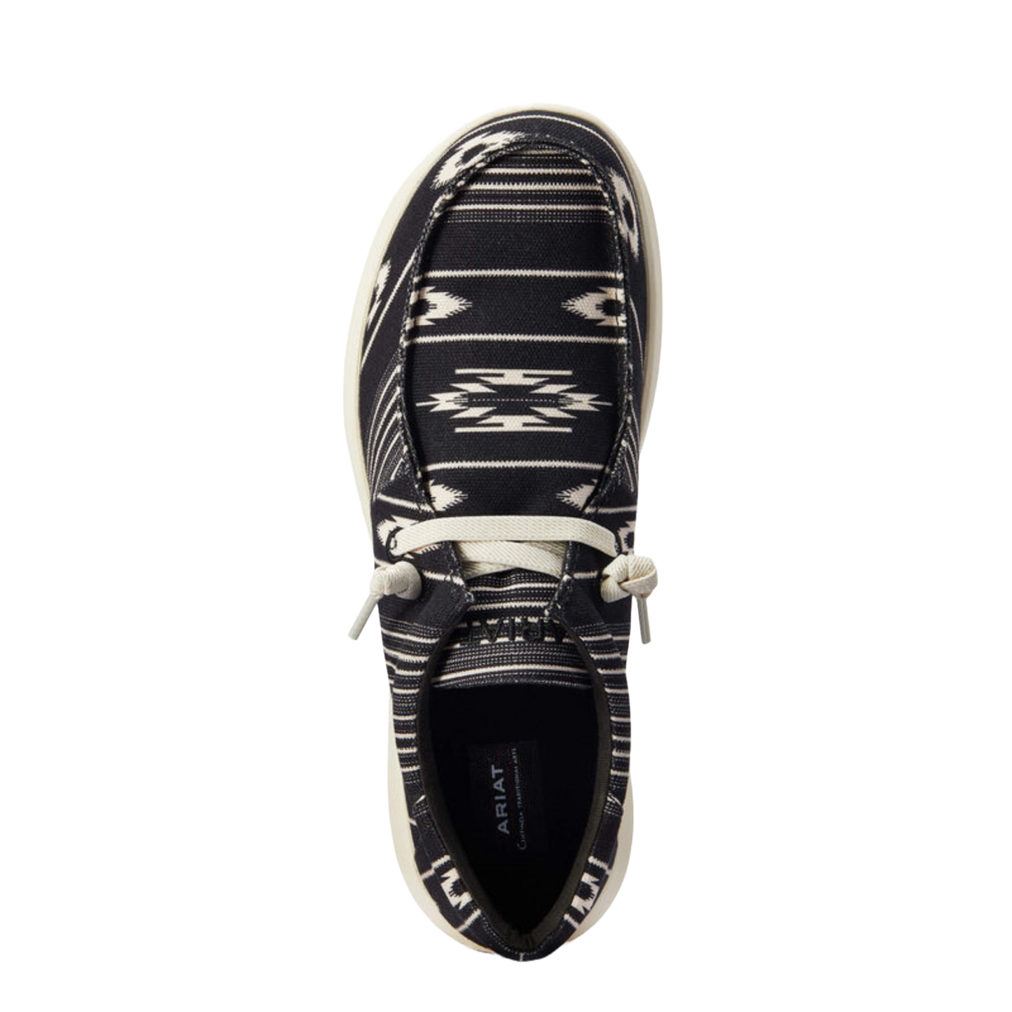 Ariat® Men's Hilo Flex Chimayo Cristo Black Slip On Shoes 10042582