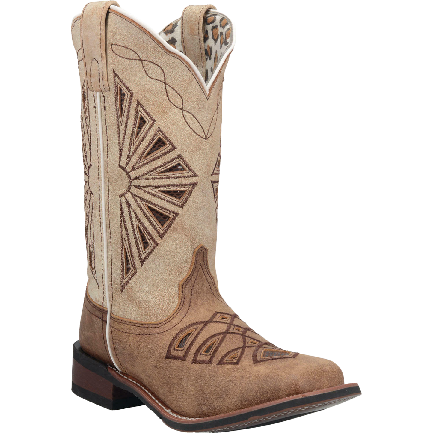 Laredo Ladies Kite Days Brown Leather Boots 5821