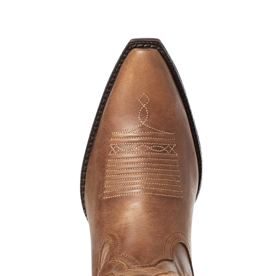 Ariat Ladies Heritage Elastic Calf Brown Snip Toe Boots 10036047