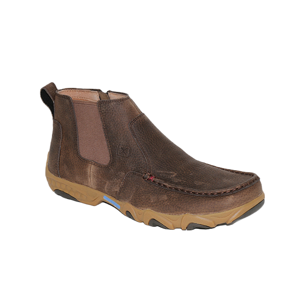 Twisted X® Men's 4" Chelsea Driving Moc Root Beer Shoes MDMX001