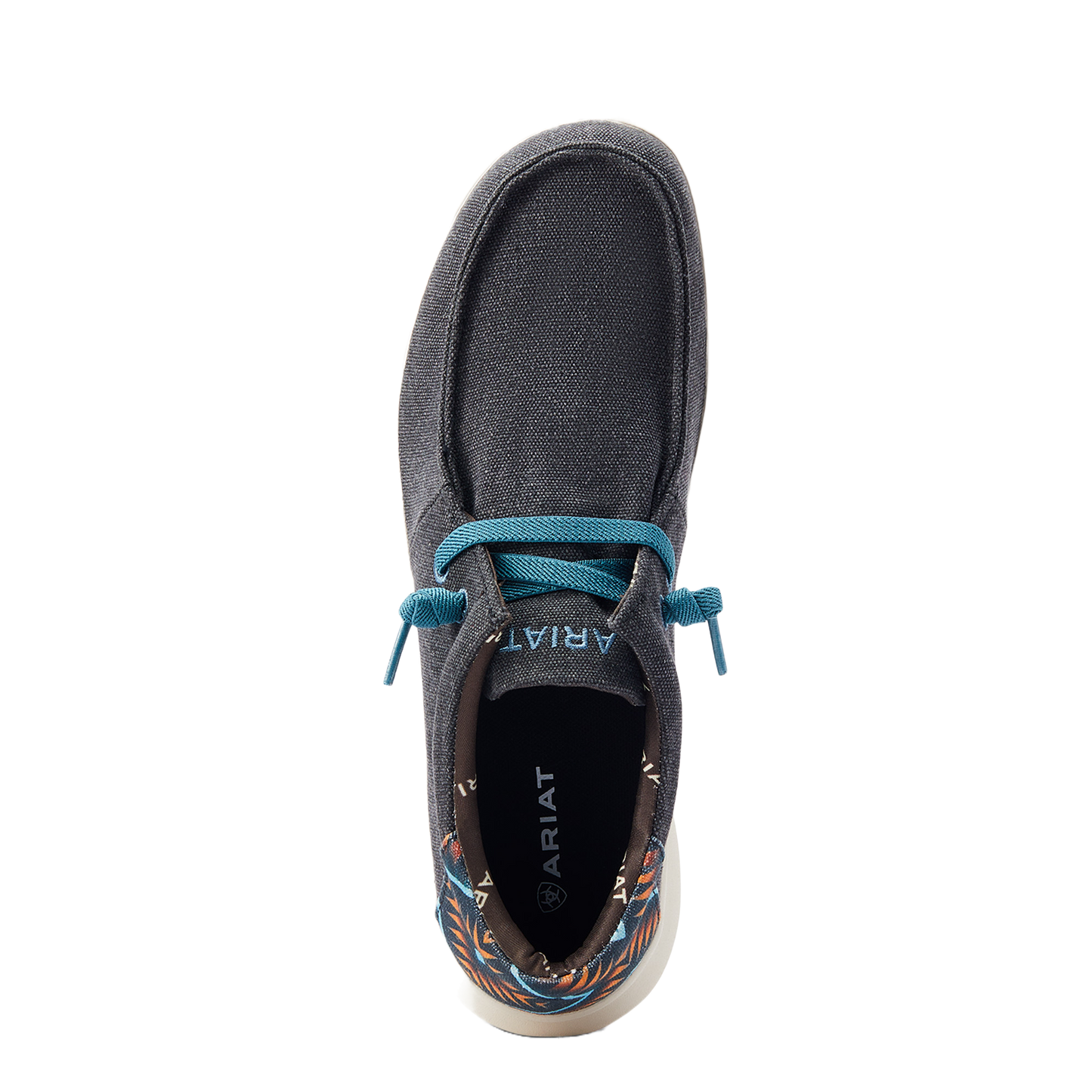 Ariat® Men's Hilo 2.0 Stretch Charcoal Blue & Aztec Blue Casual Shoes 10044586