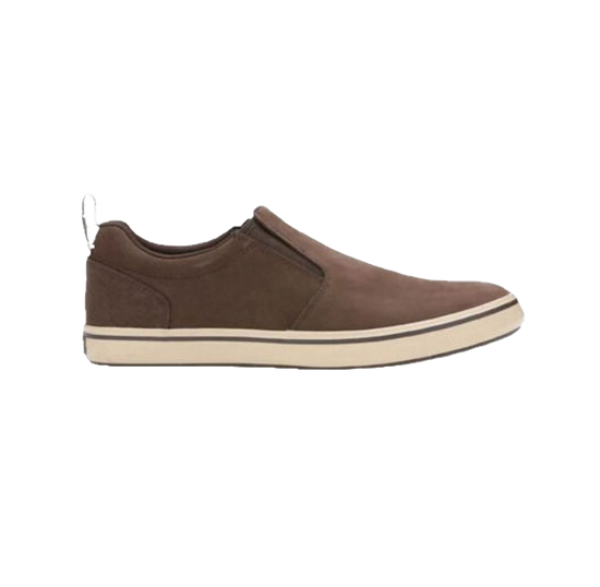 XTRATUF® Men's Sharkbyte Leather Deck Chocolate Slip On Shoes 22501