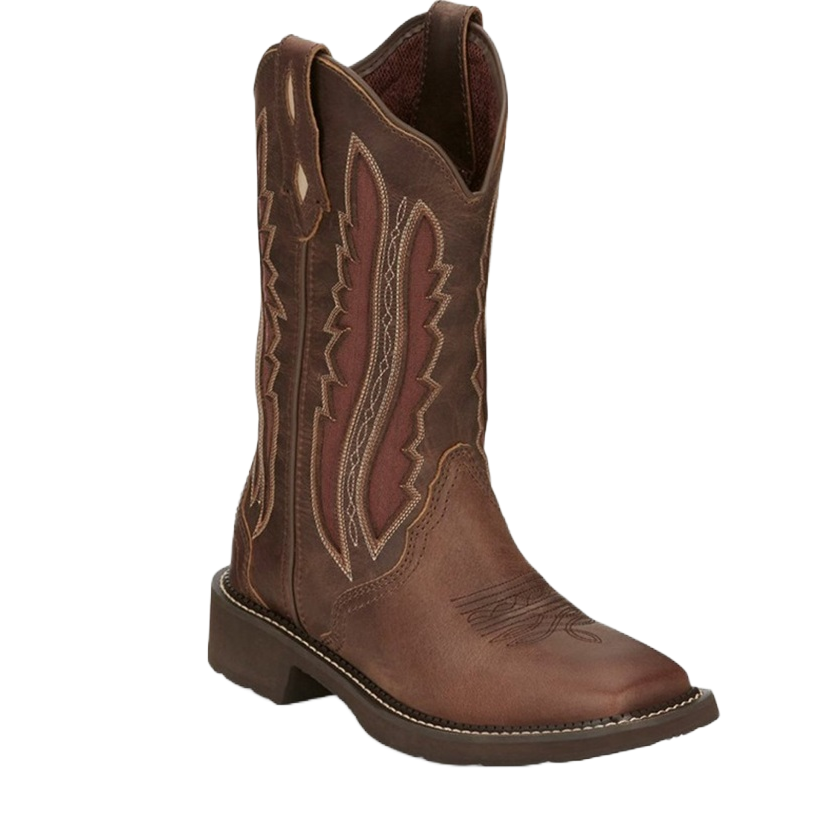 Justin® Ladies Paisley Spice Brown Western Boots GY2801