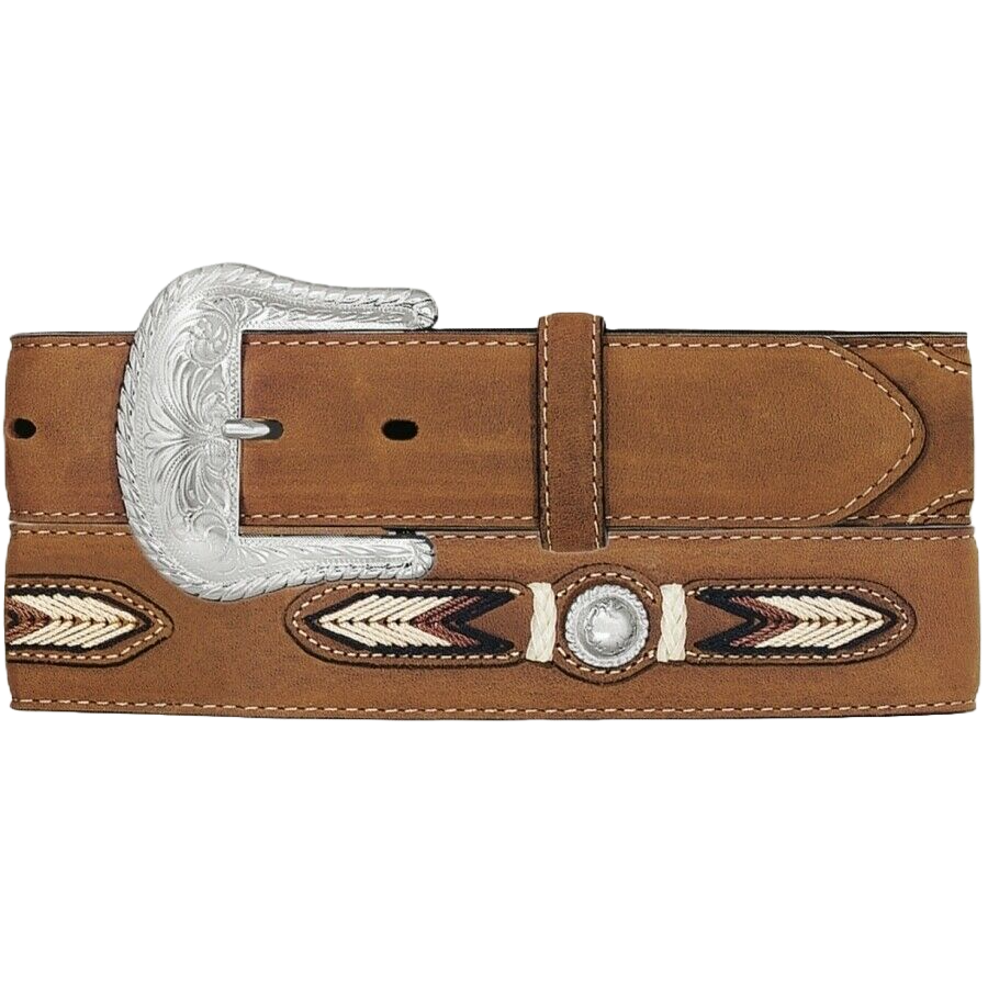 Tony Lama Men's Brown Sierra Madre Belt 7719L