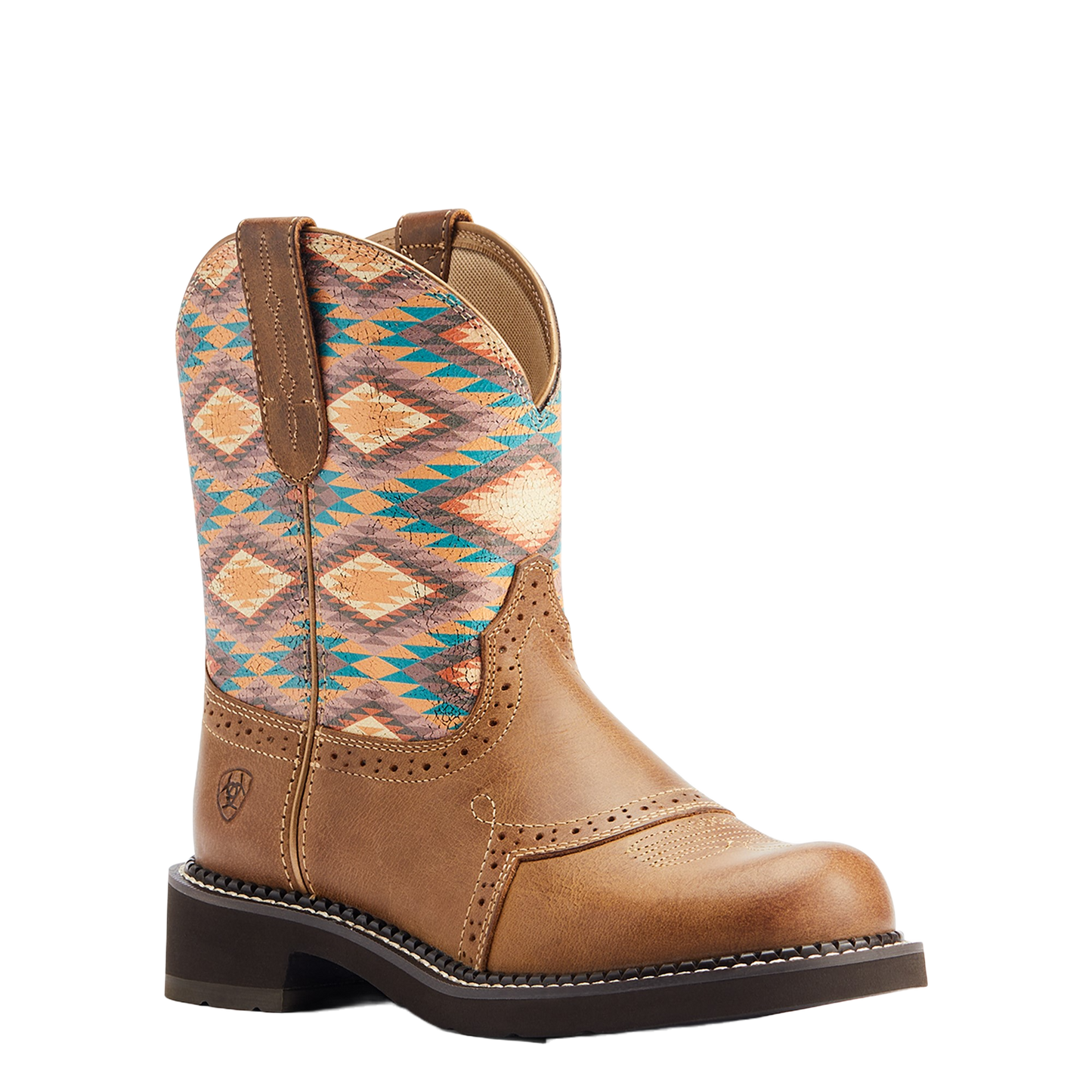 Ariat® Ladies Fatbaby® Heritage Farrah Aztec Print Tan Boots 10044438