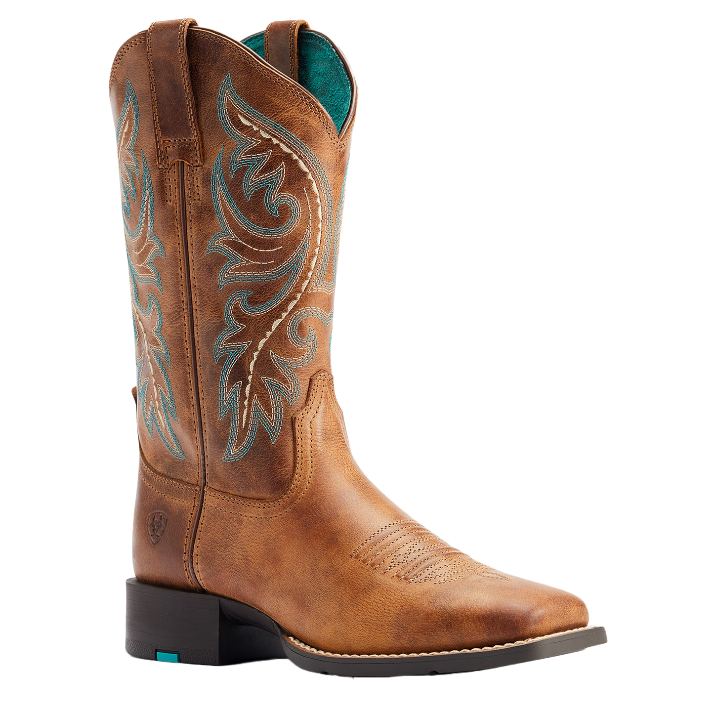 Ariat Ladies Round Up Back Zip Desert Sand Tan Western Boots 10044432