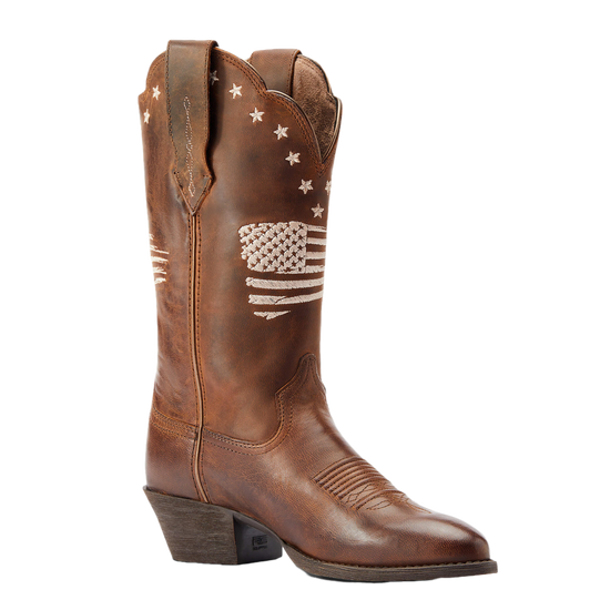 Ariat® Ladies Heritage Liberty Stretch Fit Sassy Brown Boots 10044541