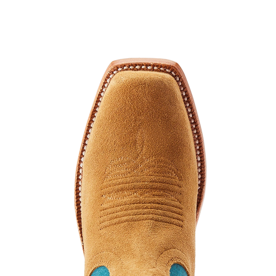 Load image into Gallery viewer, Ariat® Ladies Futurity Boon Buckskin Roughout Western Boots 10044403

