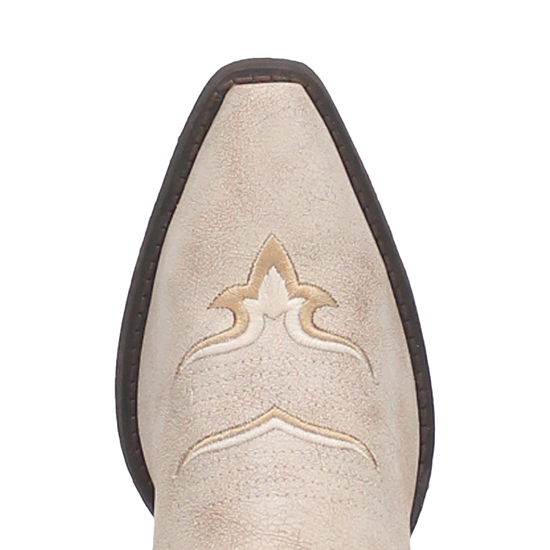 Laredo Ladies Kirby Bone White Snip Toe Boots 52420