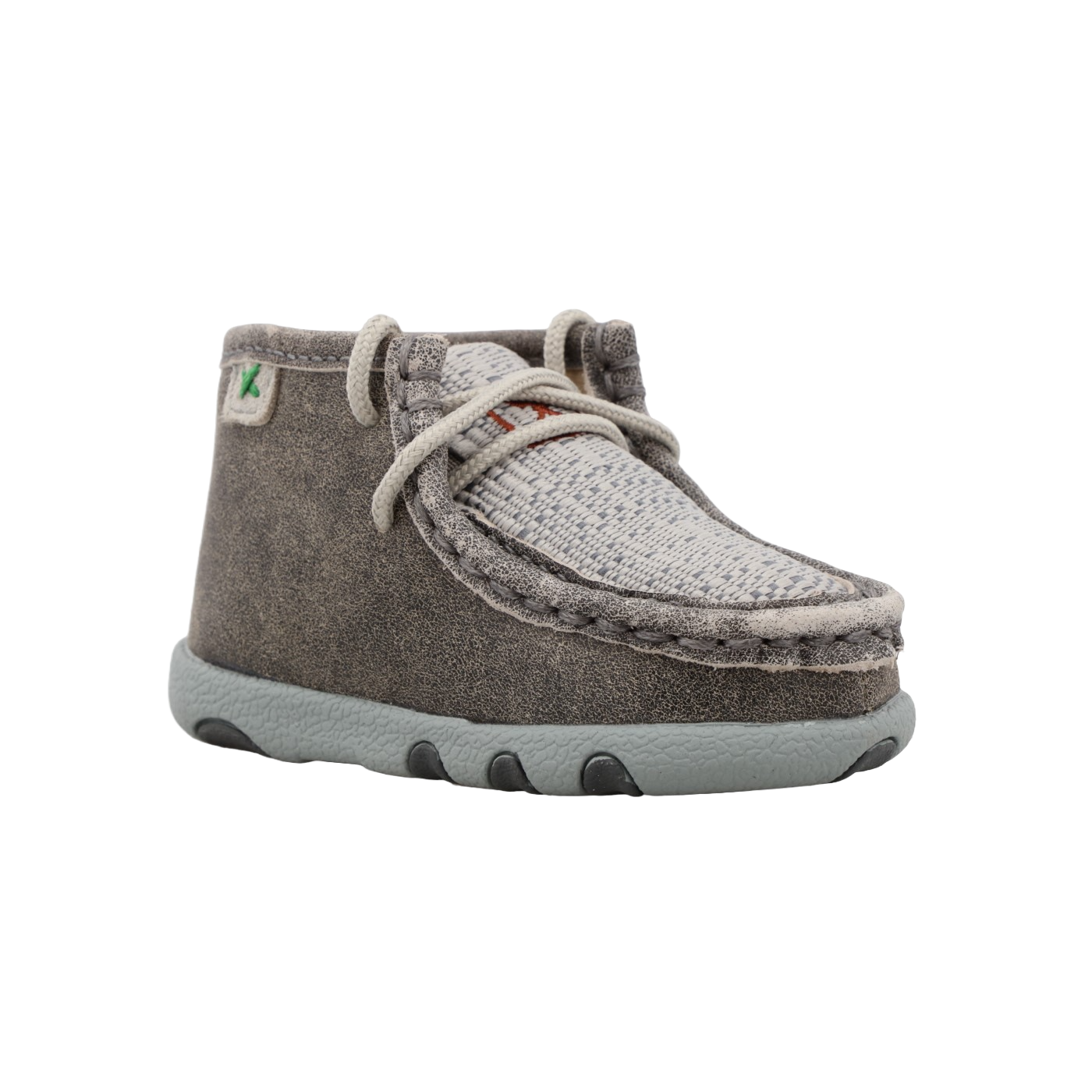Twisted X Infant Grey Chukka Driving Moc Shoes ICA0012