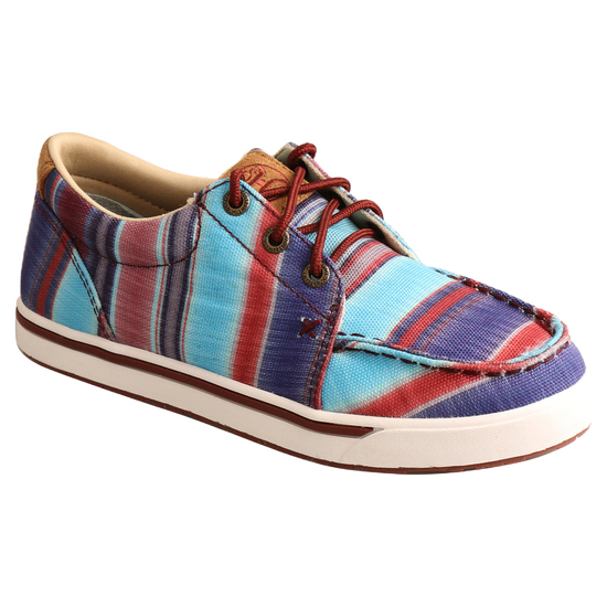Twisted X® Children's Hooey Loper Blue Multi-Color Shoes YHYC008