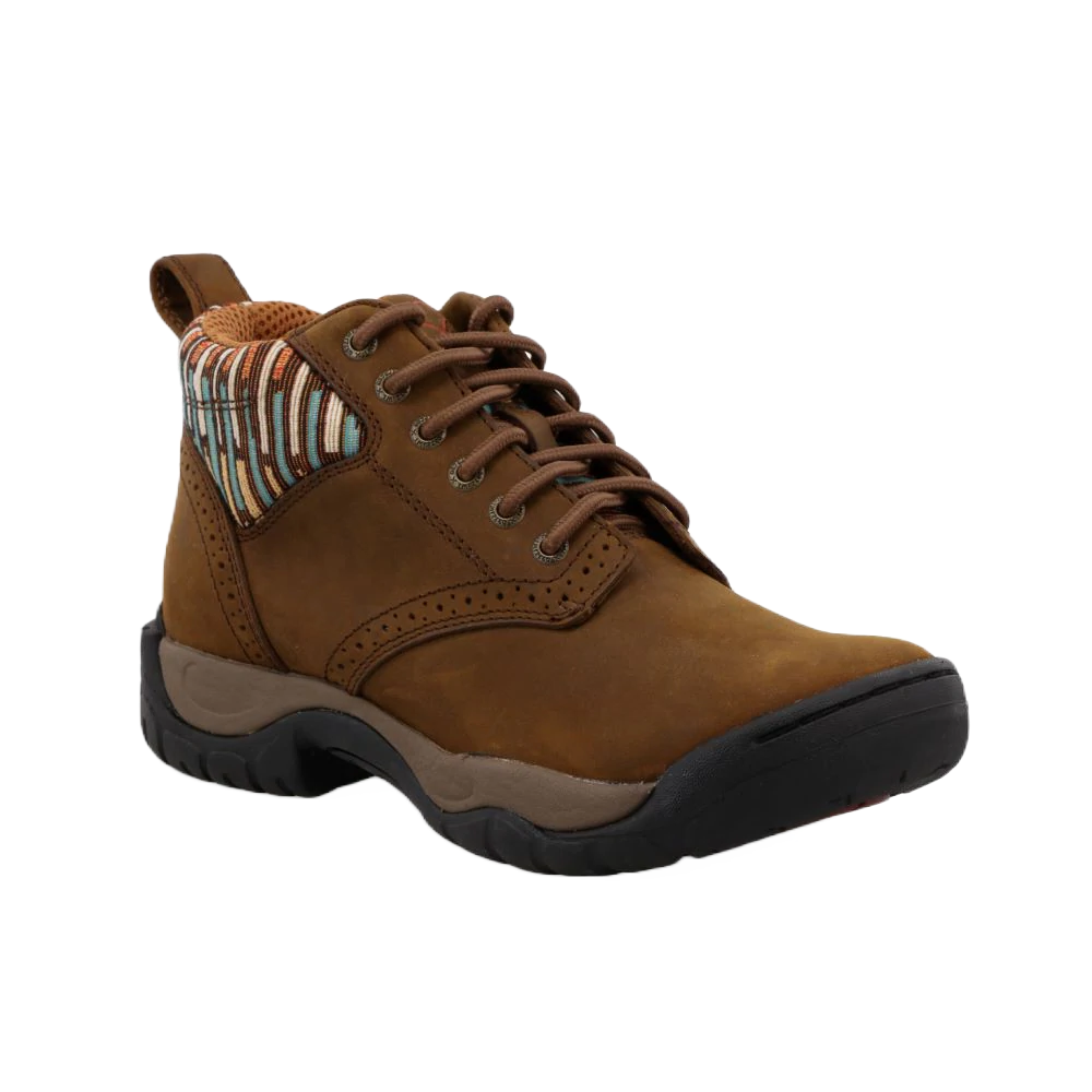 Twisted X® Ladies 4" All Around Work Brown & Multi Boots WAL0008