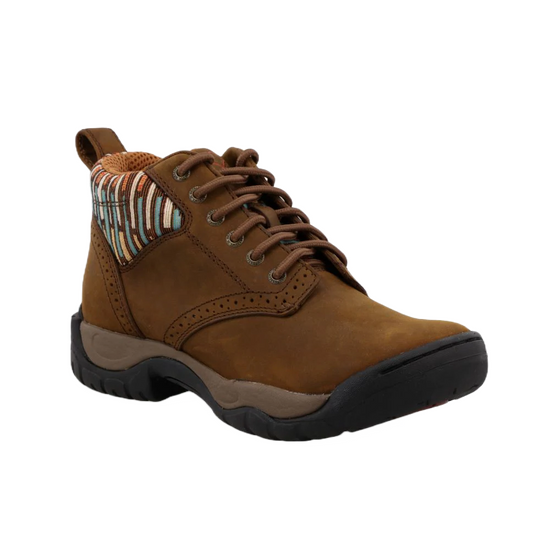 Twisted X® Ladies 4" All Around Work Brown & Multi Boots WAL0008