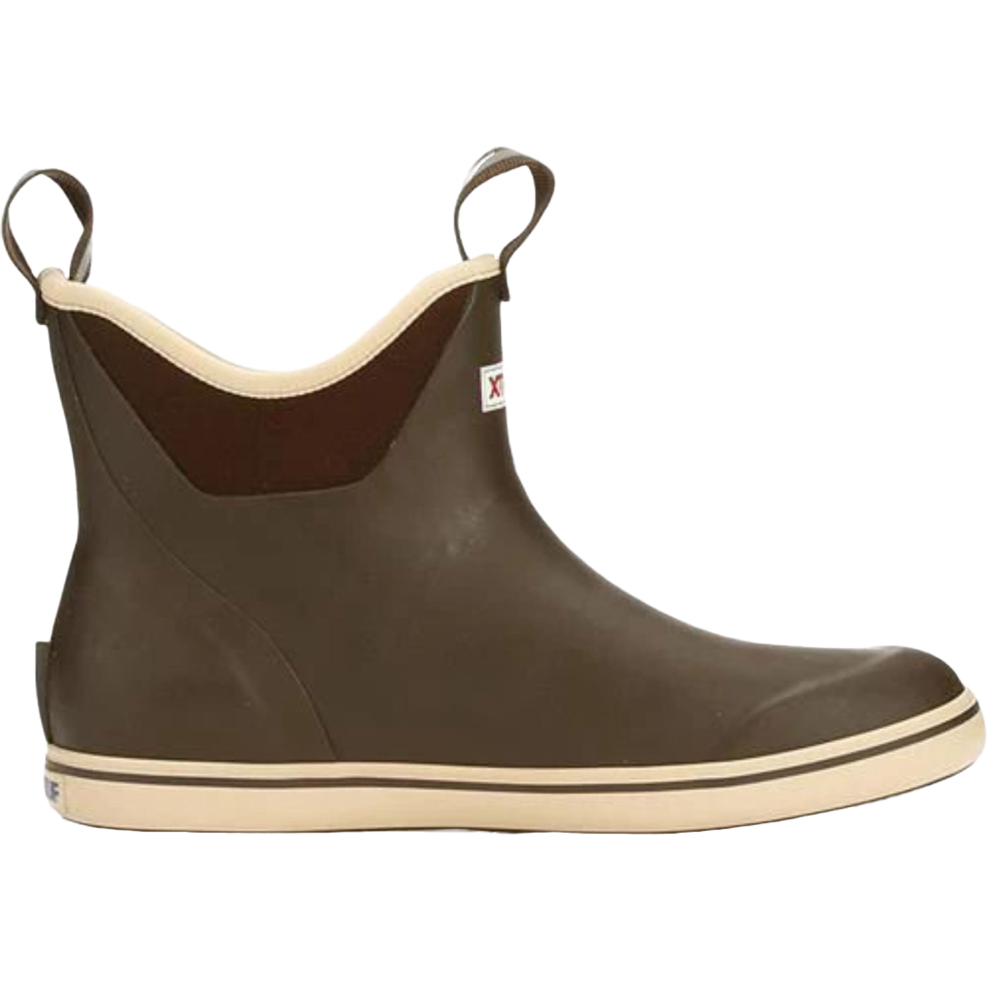 XTRATUF Ladies Brown 6" Rubber Ankle Deck Boots XWAB-900