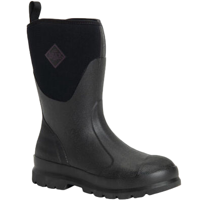 Muck Ladies Chore Mid Waterproof Black Boots WCHM000