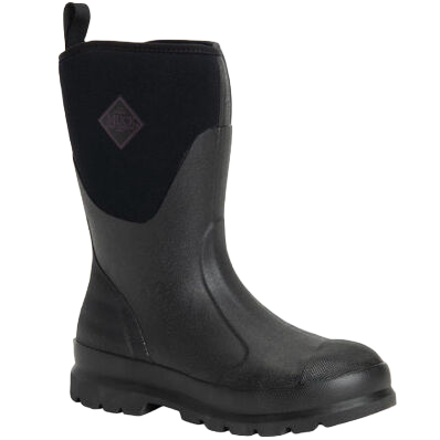 MUCK Ladies Chore Mid Waterproof Black Boots WCHM-000