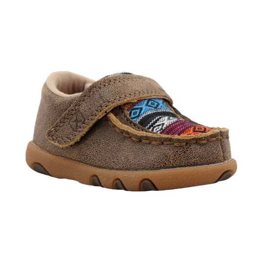 Twisted X Infant Bomber & Multi Serape Driving Moc Shoes ICA0004