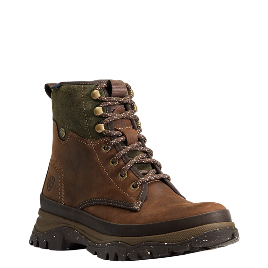 Ariat Ladies Moresby Brown Waterproof Finish Outdoor Boots 10042409