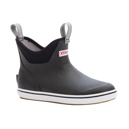 XTRATUF Ladies Black Waterproof Ankle Deck Boots XWAB-000