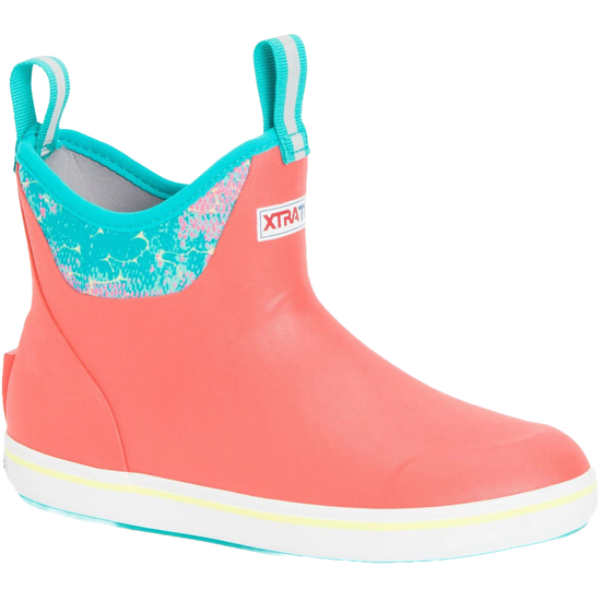XTRATUF Ladies Coral Ankle Deck Boots XWAB-4CH