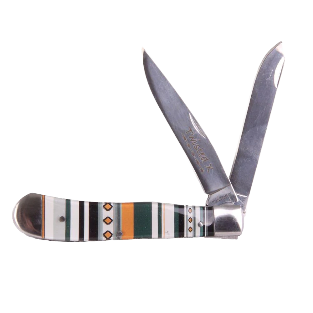Twisted X® Double Blade Southwest Blanket Trapper Knife XK308