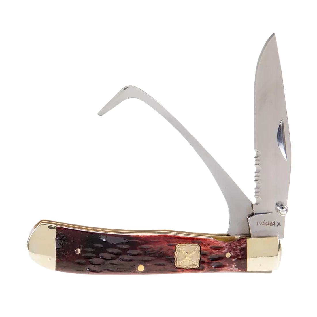 Twisted X® Men's Dark Bone Farrier Knife XK4010