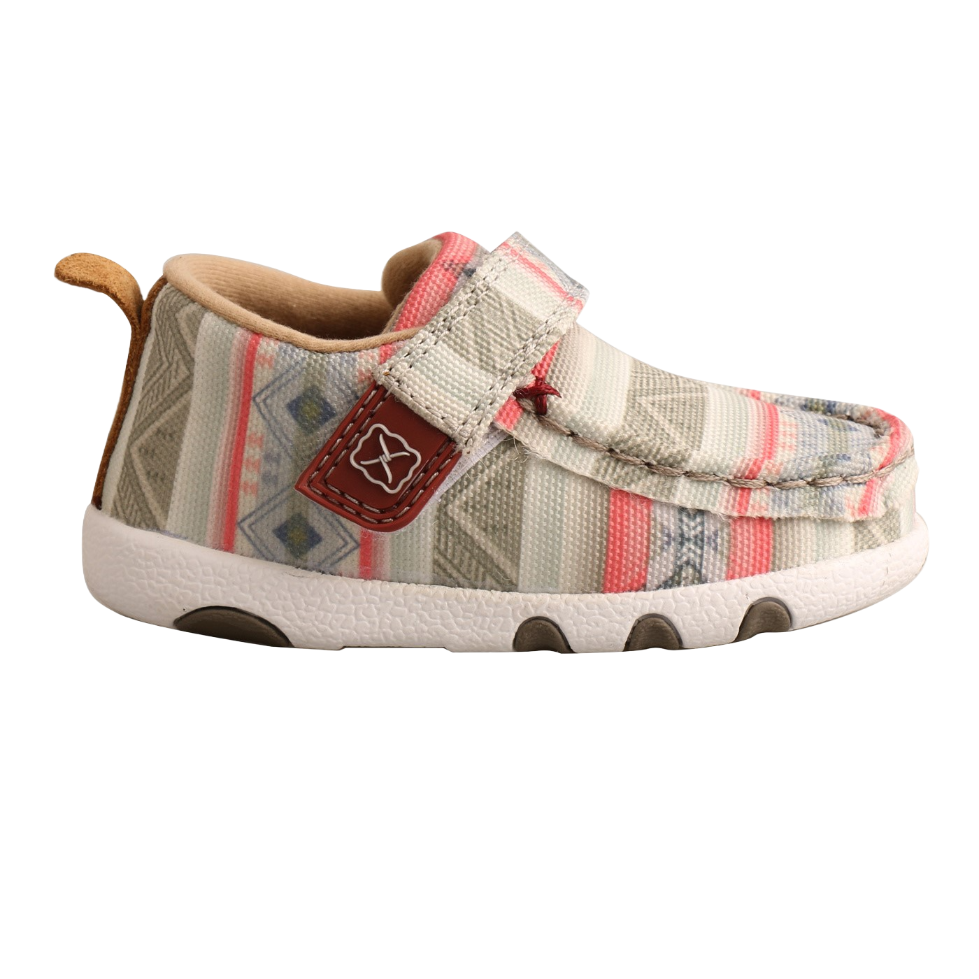 Twisted X Infants Hooey Aztec Stripe Driving Moc Shoes IHYC002