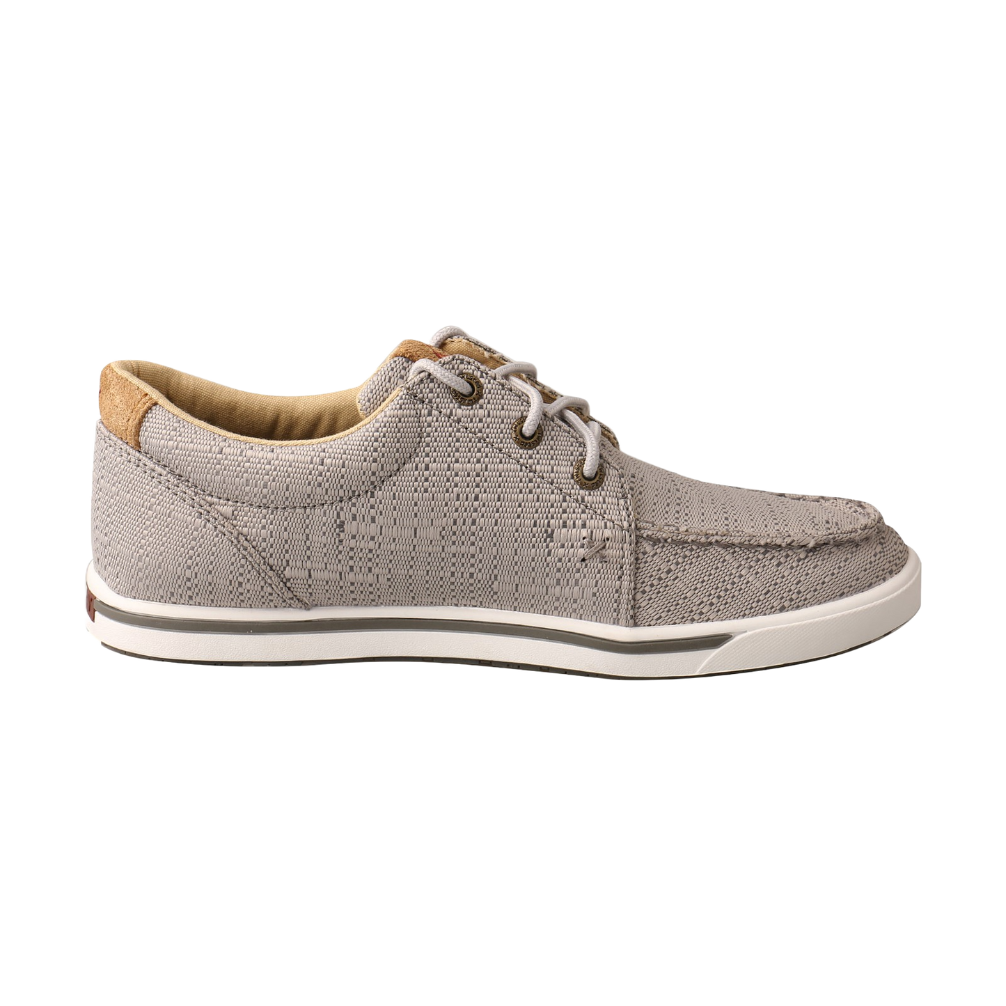 Twisted X Ladies Hooey Loper Light Grey Lace Up Shoes WHYC009