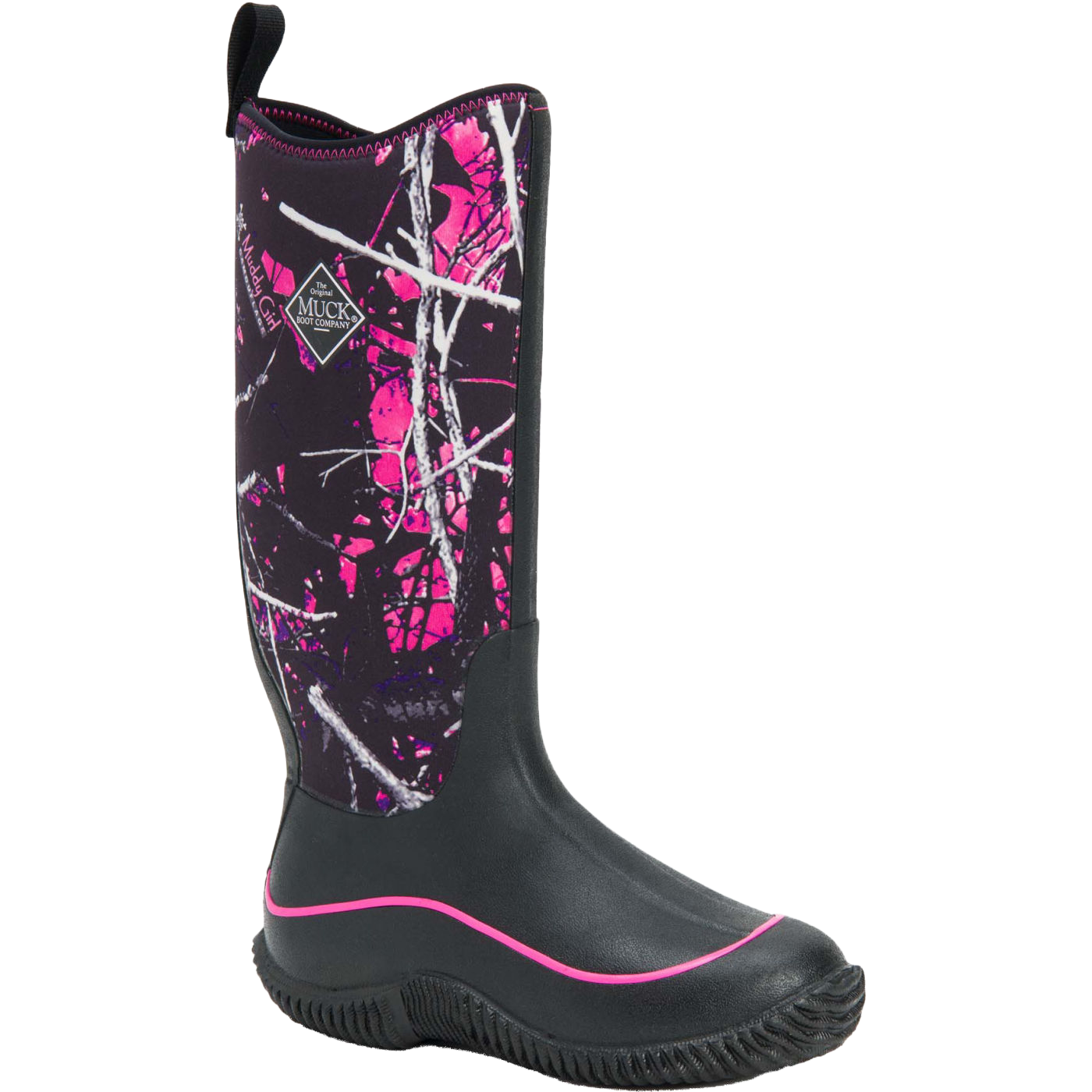 Muck Ladies Hale Black & Muddy Girl Camo Waterproof Boots HAW-MSMG