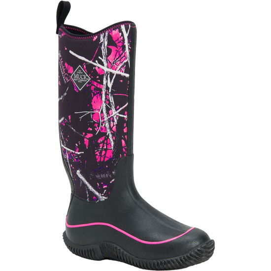 Muck Ladies Hale Black & Muddy Girl Camo Waterproof Boots HAW-MSMG