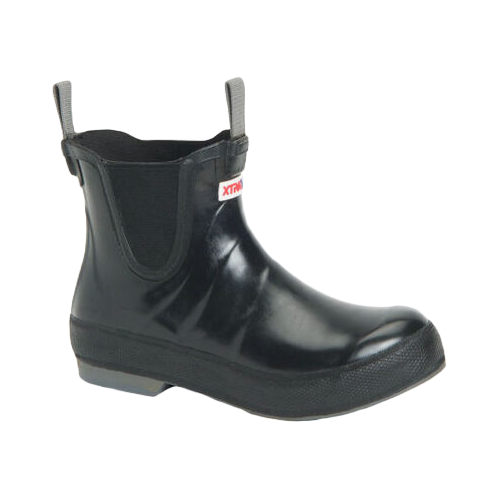 XTRATUF® Ladies Legacy Ankle Deck Black Rubber Boots LDBW-000