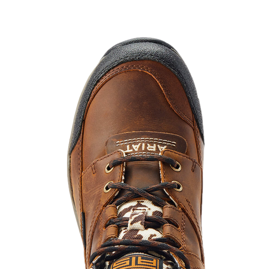 Ariat Ladies Terrain H2O Distressed Brown & Speckled Cow Print Boots 10044538