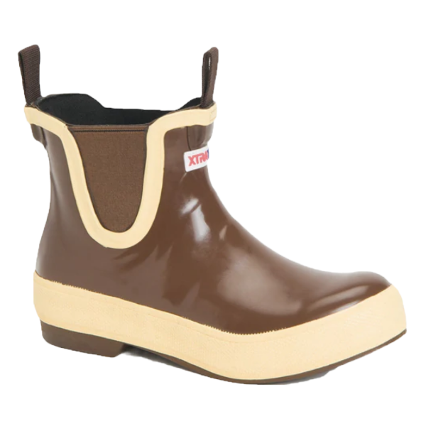 XTRATUF® Ladies Legacy Ankle Deck Brown Rubber Boots LDBW900