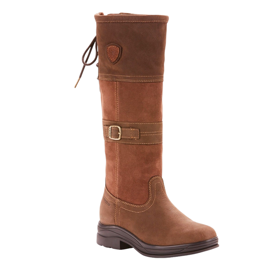Ariat® Ladies Langdale H2O Java Brown Waterproof Tall Boots 10024982
