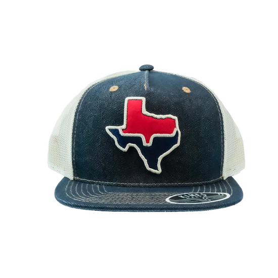 Kimes Ranch® Men's Texas Denim Blue Trucker Cap TEXAS-DEN