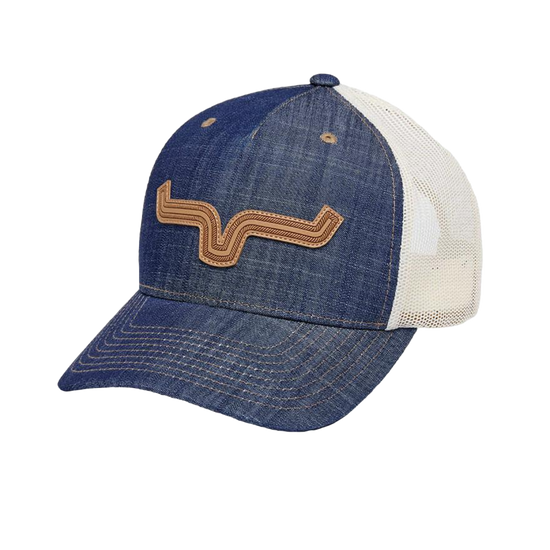 Kimes Ranch® Men's Roped LP Denim Blue Trucker Cap UHA0000110-BL101