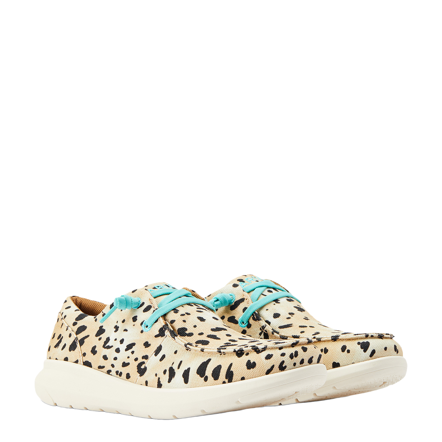 Ariat Ladies Hilo Tan Leopard Print Slip on Shoes 10044592