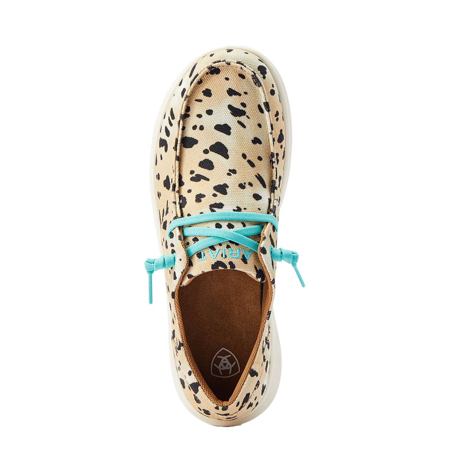 Ariat Ladies Hilo Tan Leopard Print Slip on Shoes 10044592