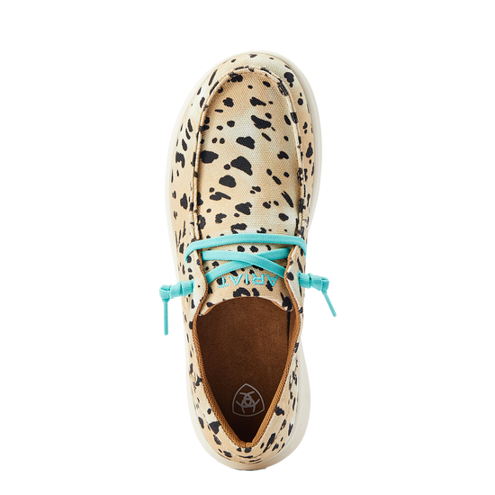 Ariat Ladies Hilo Tan Leopard Print Slip on Shoes 10044592