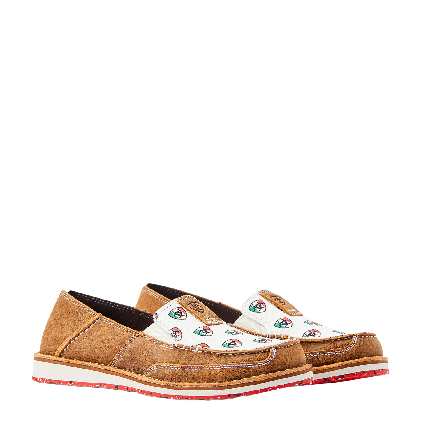 Ariat Ladies Mexico Graphic Caramel Brown Cruiser Shoe 10044527