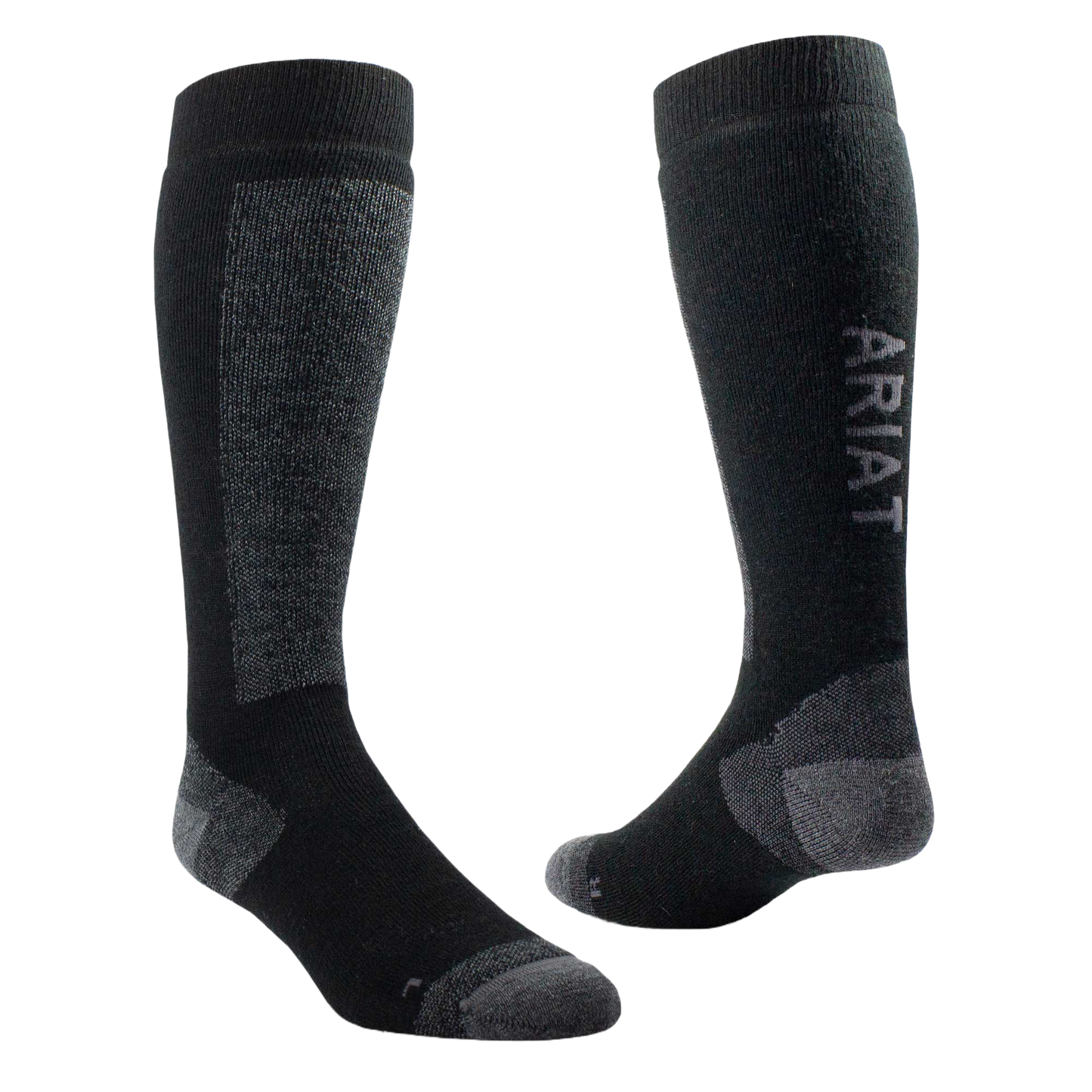 Ariat® Unisex AriatTEK Merino Black & Grey Socks 10037887