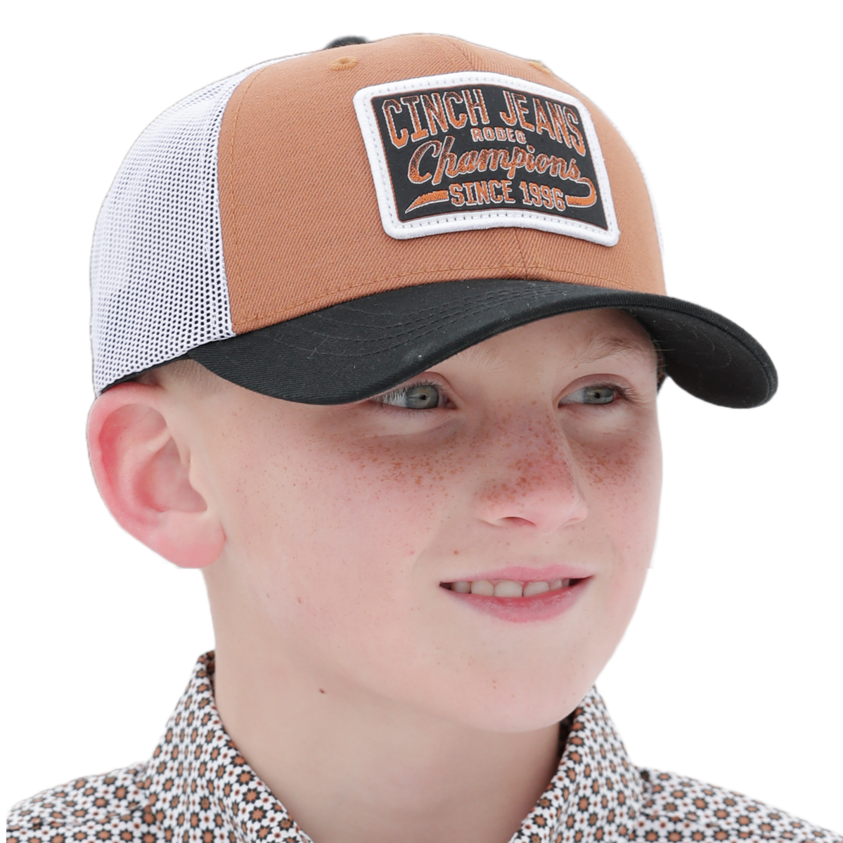 Cinch® Youth Boy's Multicolor "Rodeo Champions" Trucker Cap MCC0606022