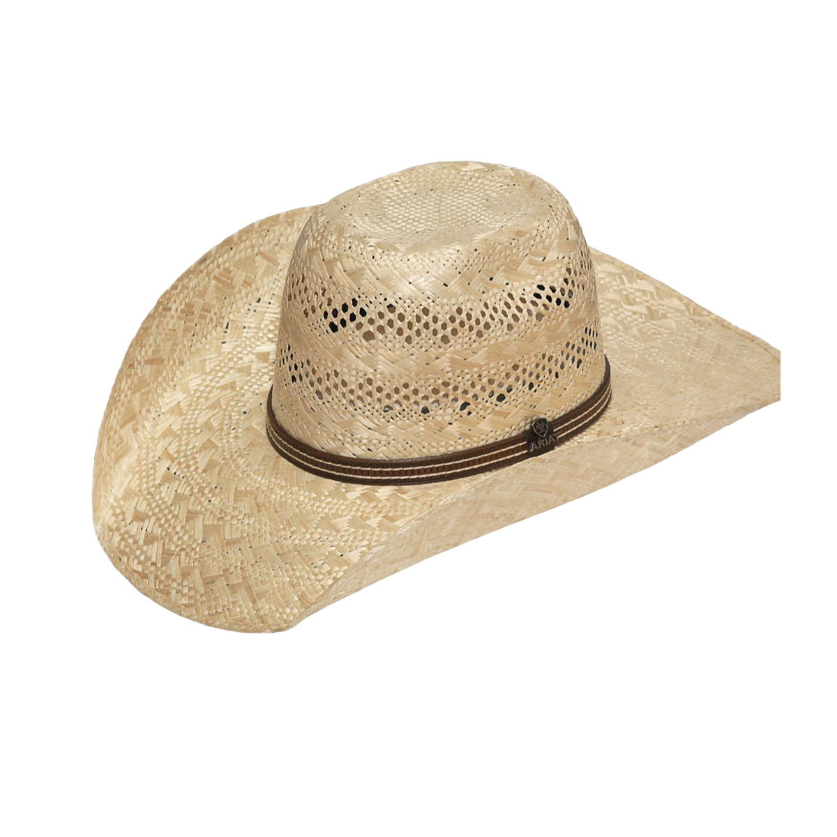 Ariat 10X Sisal Punchy Natural Straw Western Cowboy Hat A73162