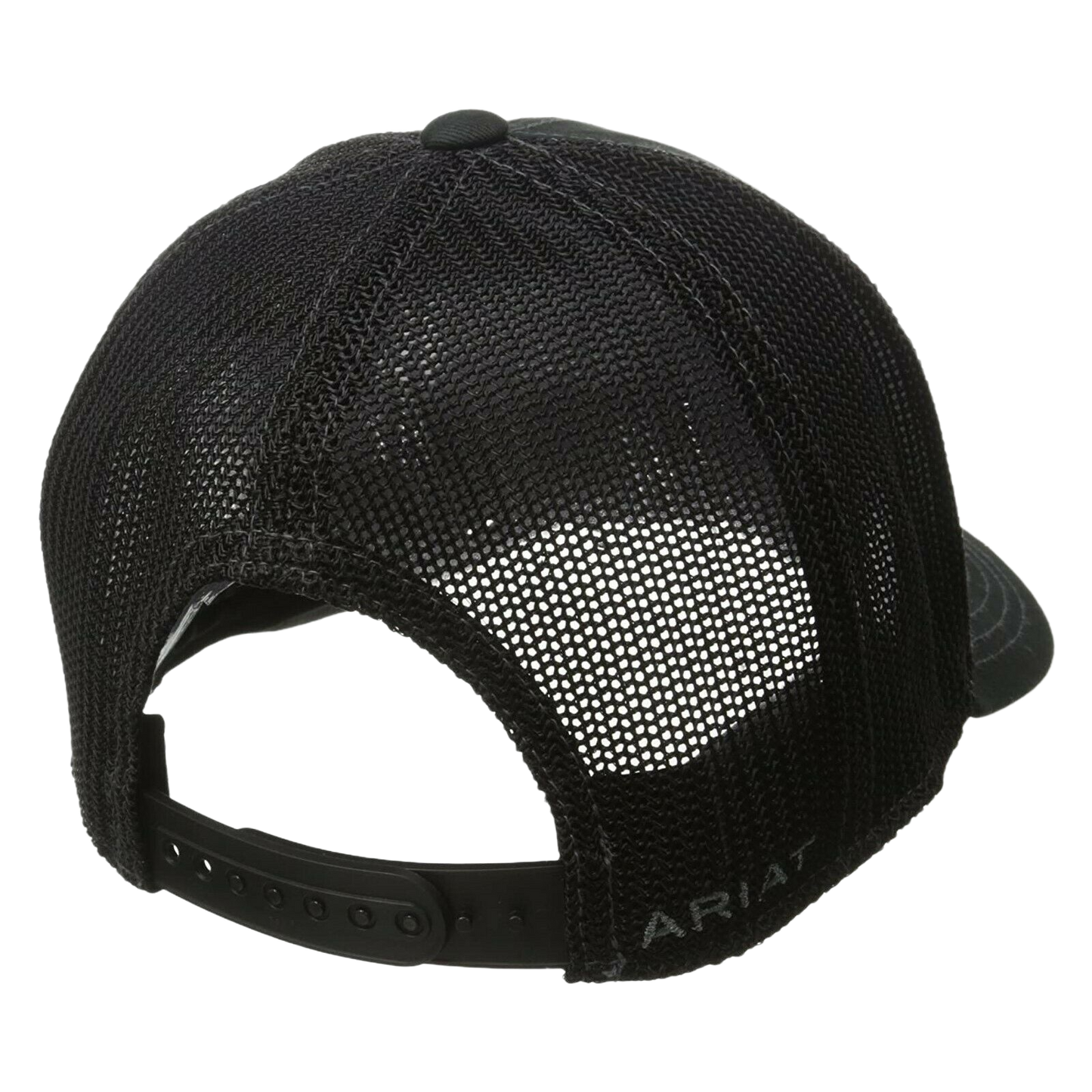 Ariat Black Flex Fit 110 Offset Shield Logo Snapback Ball Cap 1597801