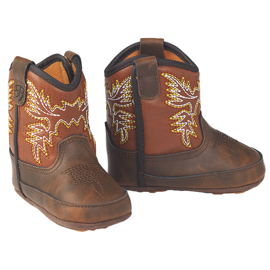 Load image into Gallery viewer, Ariat Children&amp;#39;s Work Hog Brown Boots A442001402
